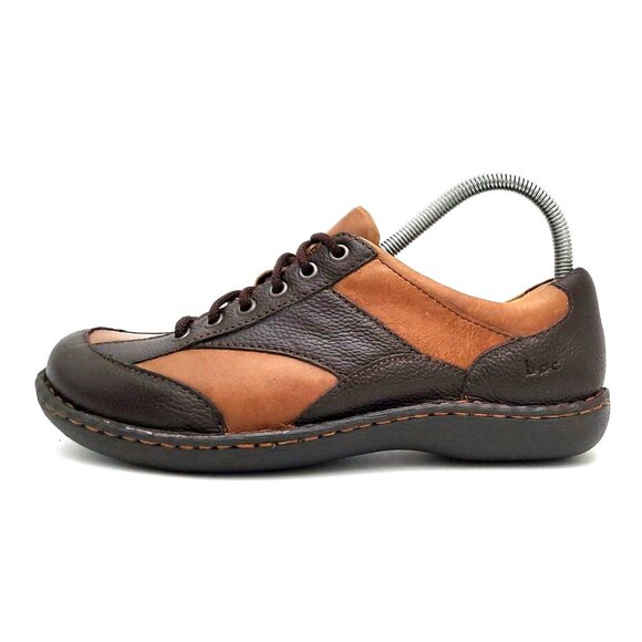 Born Boc Oxford Tan Brown Leather Lace Up Comfy Walking Work Shoe Women's Size 8 - Picture 5 of 12